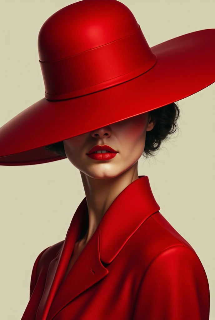 a woman wearing a red hat and black shirt, red hat, red dress and hat, with hat, she is wearing a hat, red and black tones, red cap, in red and black, lovely woman, black and red tones, cute woman, accents of red, attractive and beautiful