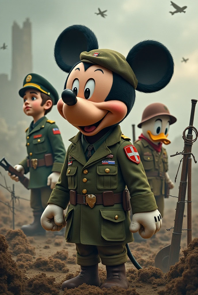 Mickey mouse the Hitler war
