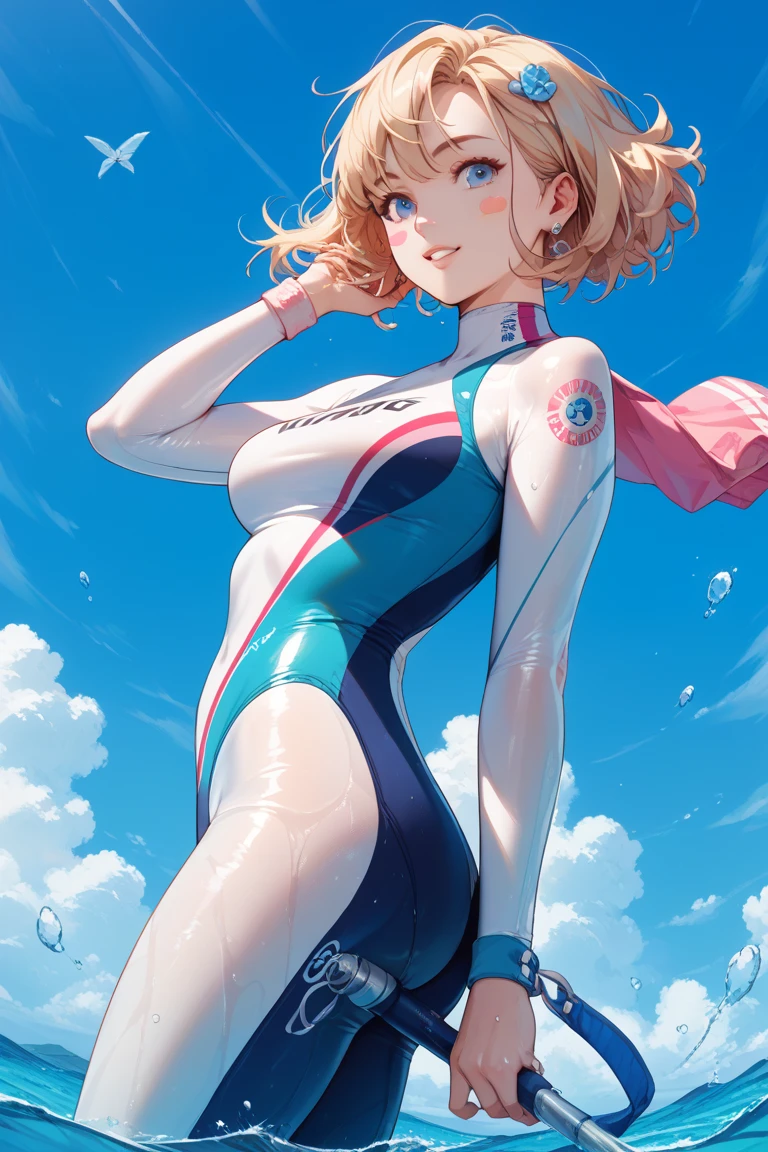 High targetquality illustration, masterpiece, Very delicate and beautiful, Attractive girl,(Gymnastics jumpsuit,Bodysuit,long_Sleeve jumpsuit,High target_Leg tights,Sports tights), Audience reaction,Thin,Slim身材,Slim,High target school,Gym,Gymnastics Club,beautiful eyes,(masterpiece, best quality:1.2), High targetres, Extremely detailed CG unity 8k wallpaper, Perfect lighting, rich and colorful, ultra-High target res,4K,Extremely detailed, photography, 8K, HDR, 25 Ages,Cowboy shooting,
