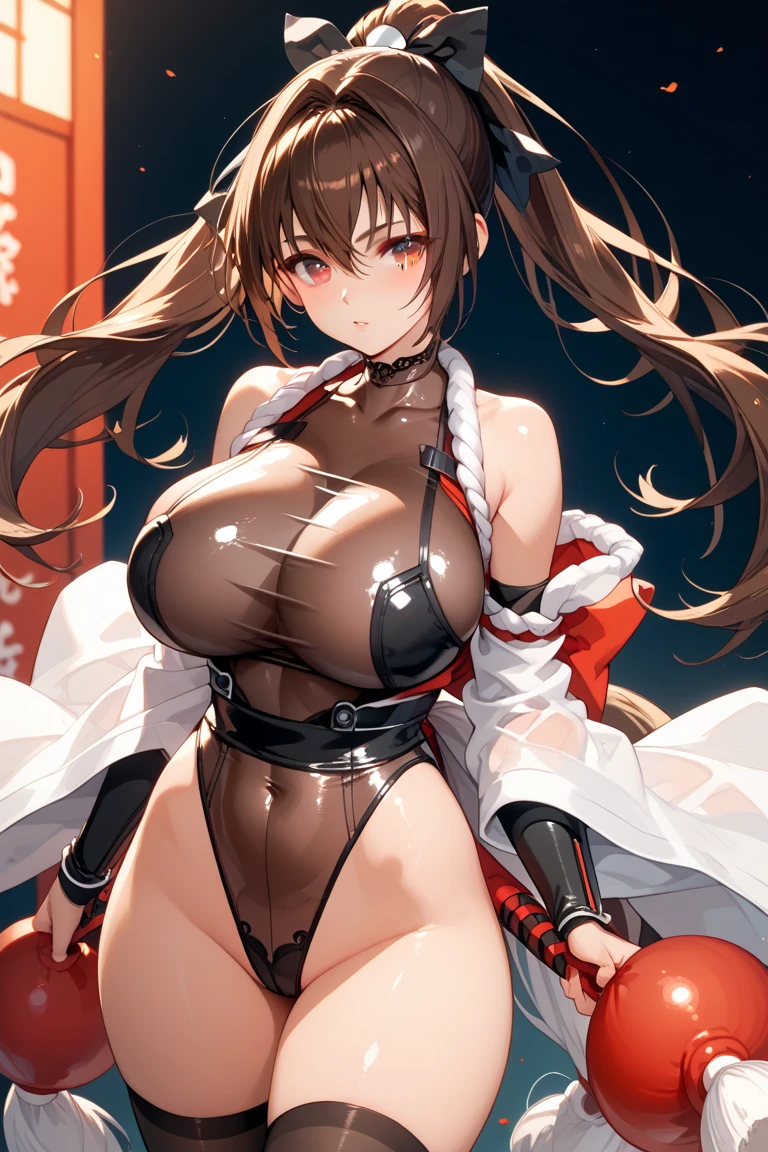 Akira,meaty thighs,sling,sitting