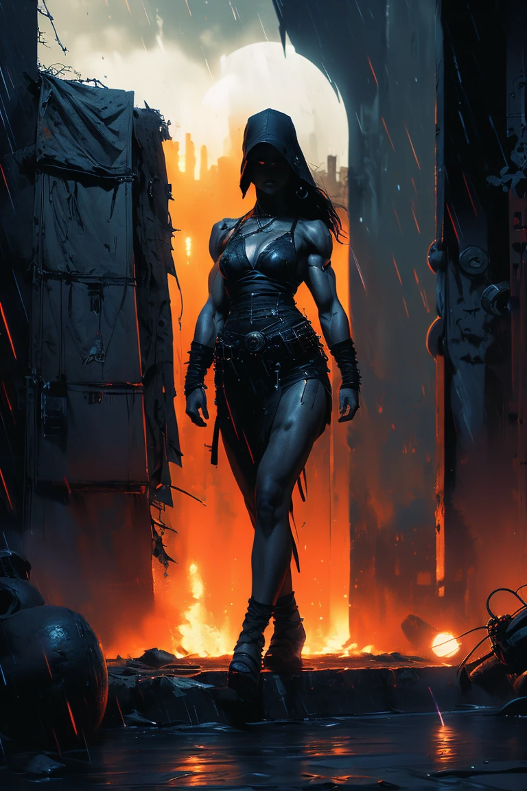 busty woman,hokuto shinken,ultimate form,
