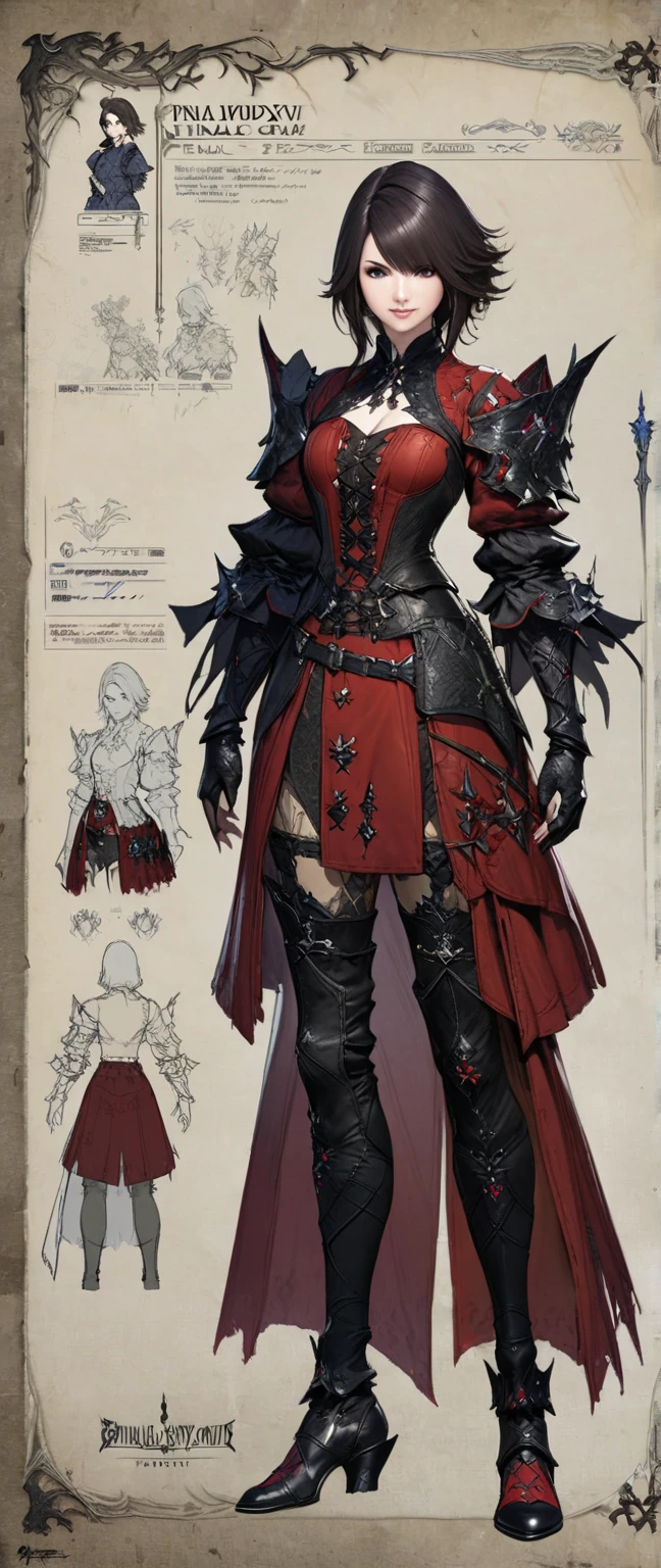 (character design sheet: 1.5) by larry elmor, extremely beautiful female vampire, high details, best quality, 16k, RAW, [best detailed], masterpiece, best quality, (extremely detailed), full body, ultra wide shot, photorealistic, dark fantasy art, goth art, RPG art, D&D art, aHigh Detail, Ultra High Quality, High Resolution, 16K Resolution, Ultra HD Pictures, Ultra Realistic, Clear Details, Realistic Detail, Ultra High Definition hihelz
