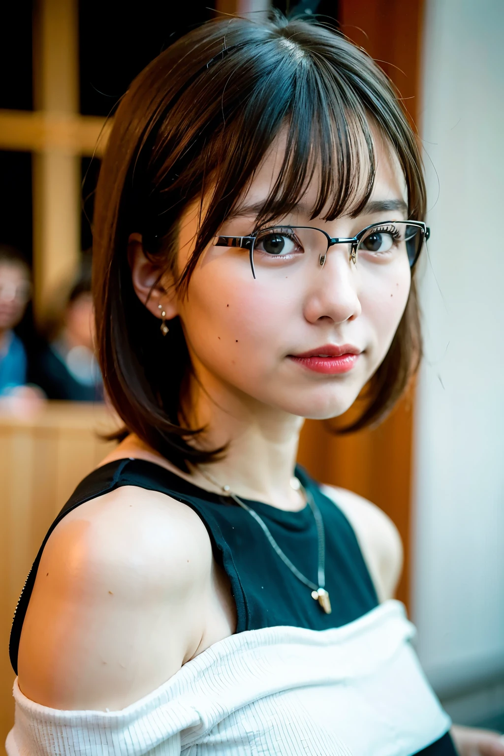 Wear glasses