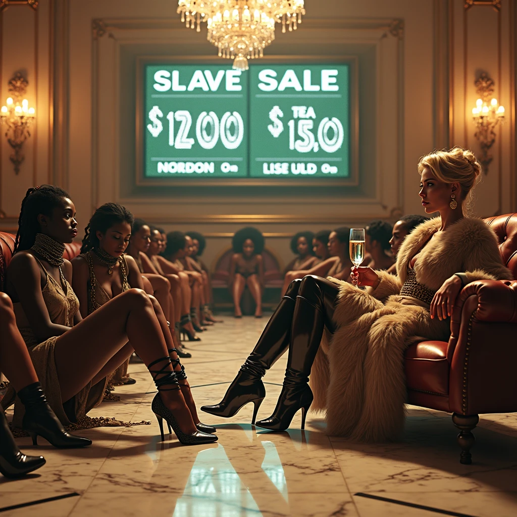 Beautiful black and Latina women in a sky scraper office in bikinis and fur coats counting money, high quality, absurdres, masterpiece, beautiful, intricate details, 1/2 body crop, slim body, beautiful figure, magnificent anatomy, (intricate details:1.12), HDR, (intricate details, hyper-detailing:1.15), (natural skin textures, hyper realisitc, soft light, Sharp:1.2)