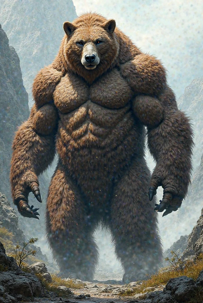 1.hairy，Bear Orc，