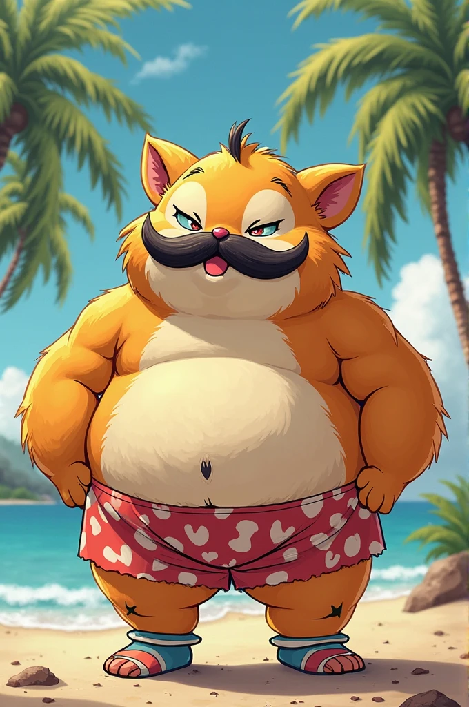 (masterpiece, best quality:1.2), fanqiuhu，furry，overweight，penis，foot，Forehead pattern，