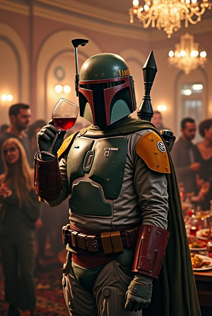 Play Boba Fett at a party drinking wine