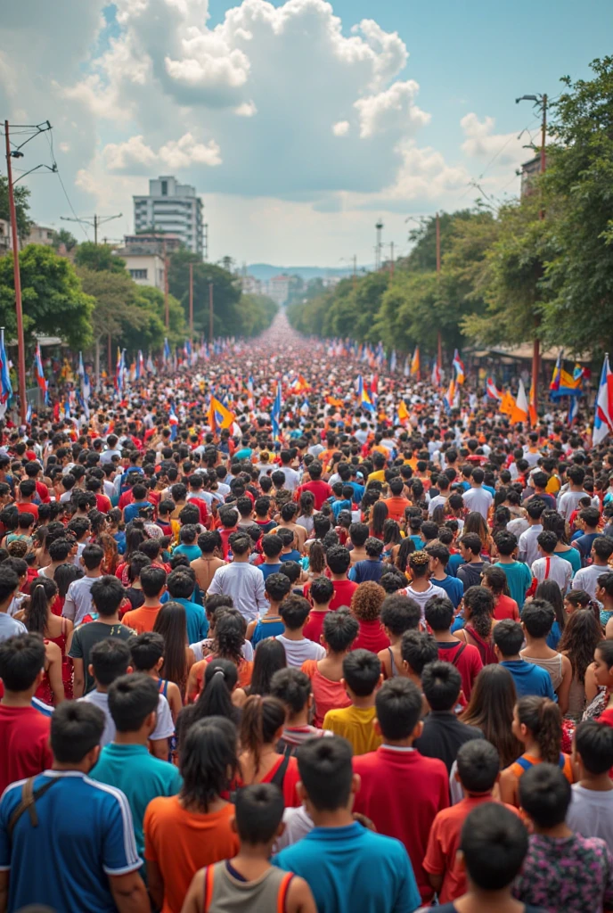 an indian peoples crowd protest rape case