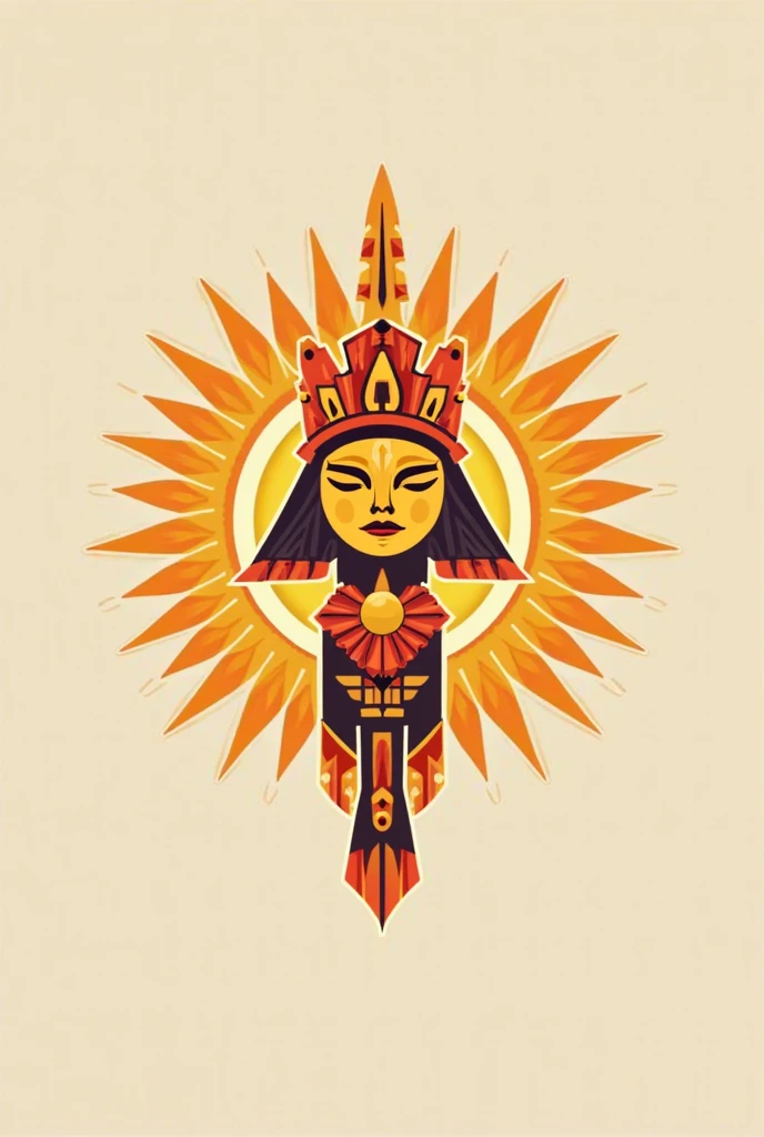 "Logo of an "'indigenous" "Apáche""; shading and gradients, Art Nouveau, vibrant colors and synthwave. Vector design, thin lines, central composition, smooth background, 1:1 air. Tetradic palettes(gray, black, brown, orange, olive green), watercolor logo style with print effect, puff printig. monochromatic background, from yukisakura, with original and incredible colors."