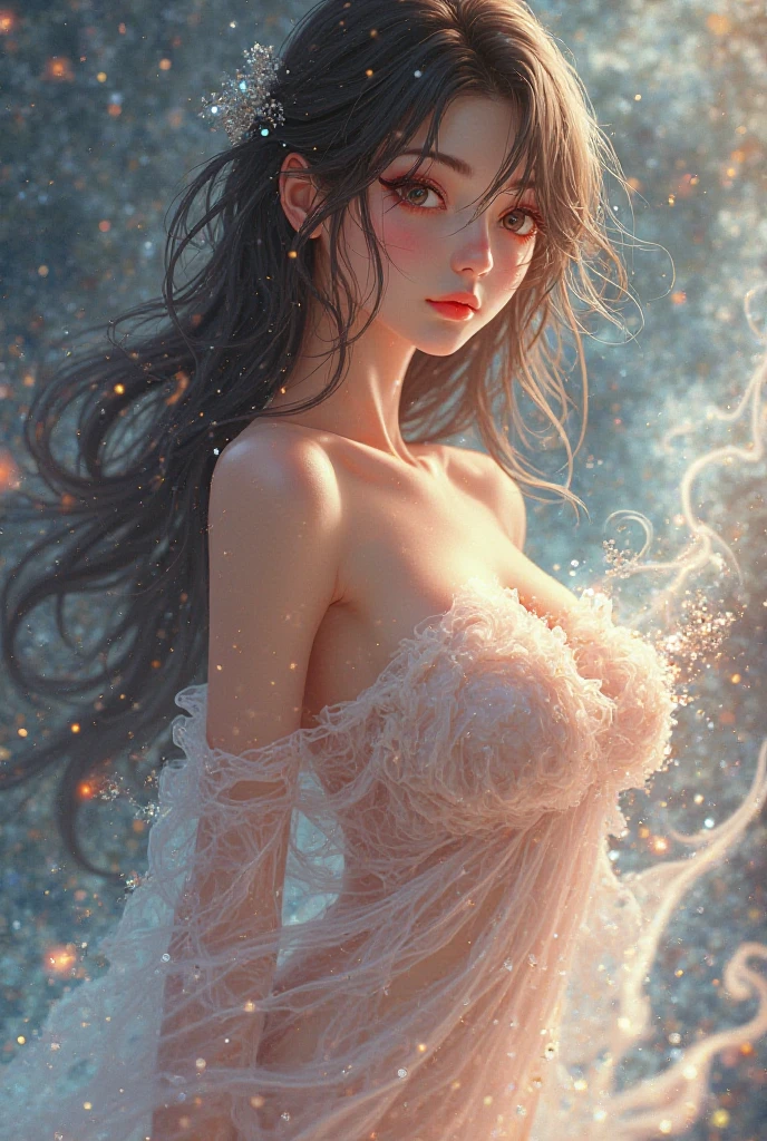 (Best Quality), ((Masterpiece), (Details: 1.4), 3D, HDR (High Dynamic Range), Ray Tracing, NVIDIA RTX, Super Resolution, Unreal 5, Subsurface Scattering, PBR Textures, Post Processing, Anisotropic Filtering, Depth of Field, Maximum Acutance and Acutance, Multilayer Textures, Albedo and Highlight Maps, Surface Shading, Accurate Simulation of Light-Material Interactions, Perfect Proportions, Octane Rendering, Bicolor Light, Large Aperture, Low ISO, White Balance, Rule of Thirds, 8K RAW, Pink puffiness, NSFW, (Emma Watson, (Char Emma Watson: 0.2)), (2 girls touching each other's breasts), (crowd watching), hands touching breasts, kneeling, sideways, exposed, seductive, sexy, poor, movies, tears, teardrops, (torn clothes: 1.9), (transparent wet clothes: 1.8), (see-through parts: 1.8), charming leg seduction, drooling, bare shoulders, real rain, wet hair,.. Wet transparent pajamas, wet torn panties, breasts coming out, sweaty skin, blushing, (cum in face:1.4), (cum in tits:1.8), (cum in ass:1.4), (on stage), (he's wet), (panties half off)