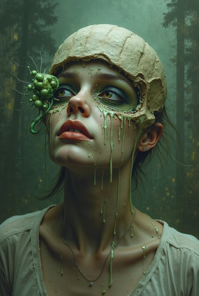 Nature you ate for dinner. Your eyes are gagged. Your eyes are bleeding.