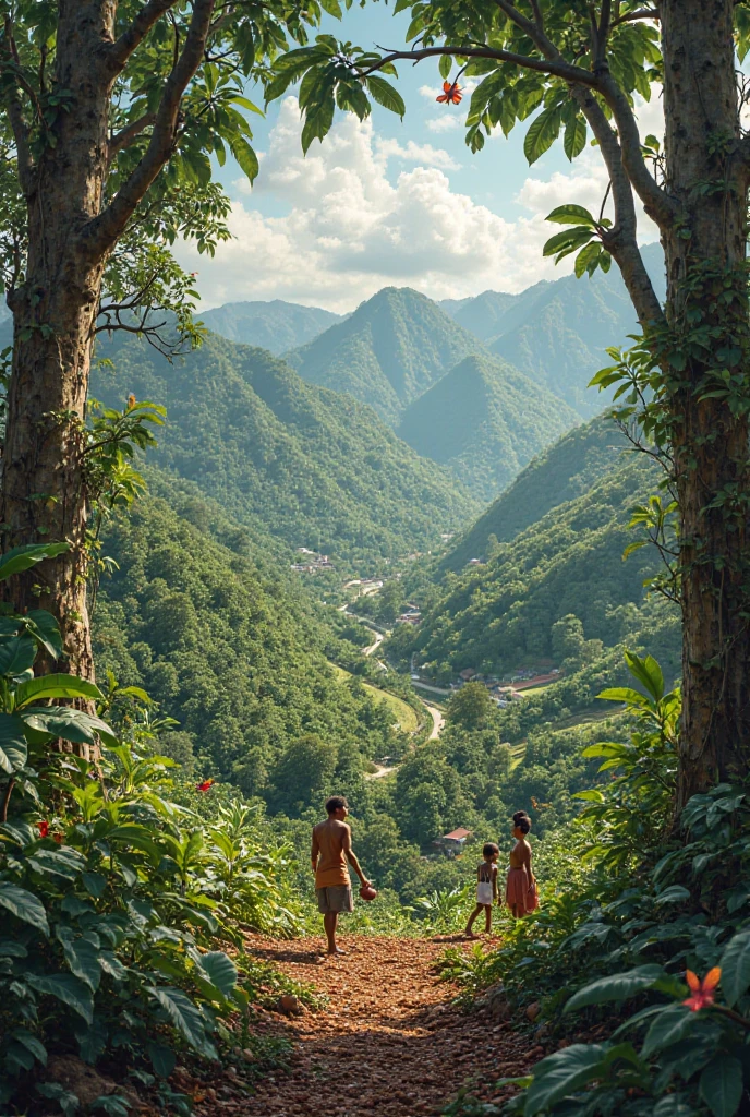 unreal engine 5 render, jungle, naked girl in river, flowers, extremely detailed, colorful