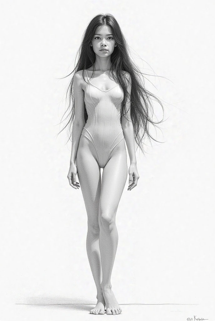 Retro Photography，((The style of American films in the 1990s)), (Extreme details ，Original Photography, best quality), (Exquisite light and shadow, Very dramatic picture, Movie lens effects)，((Reality:1.3))，Feral，Long haired indian woman ，Full body portrait，Perfect body，Long legs