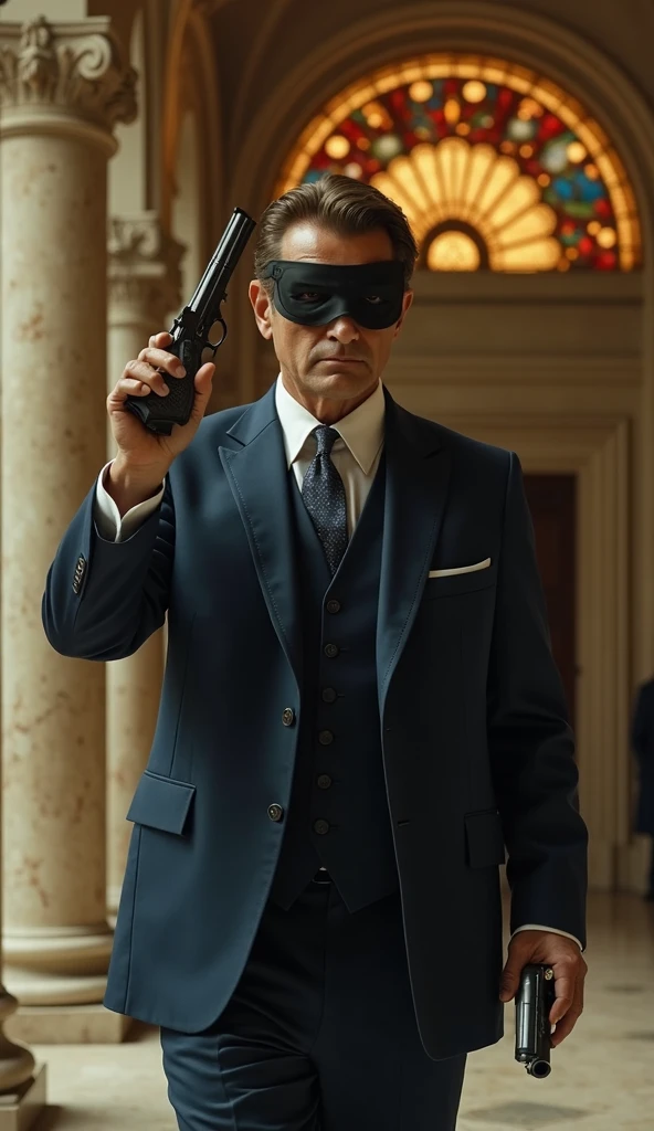 ted budd <lora:senate_066_ted_budd:0.65> , face closeup, face focus, shirt, formal, suit, collared shirt, white shirt, jacket,
Clad in a pirate outfit with an eyepatch, standing on a pirate ship with a Jolly Roger flag in the background, "Treasury Hunt",
best quality, masterpiece, HDR, professional, studio quality, highres,