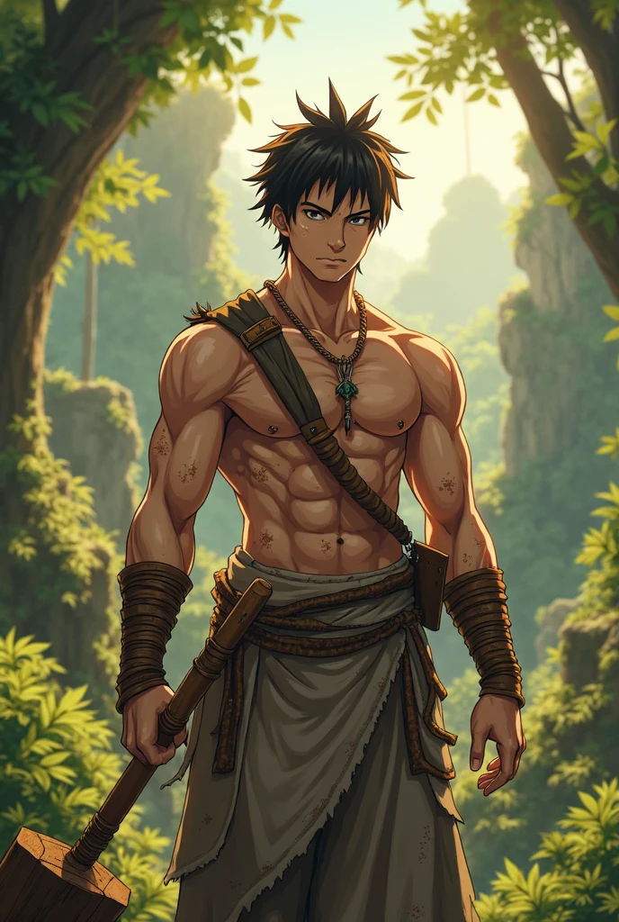 Boy in a loincloth 