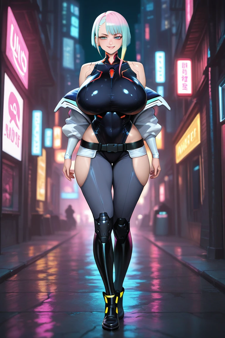 score_9, score_8_up, score_7_up, gloomy, night, cityscape,
BREAK
ExpressiveH, souce_explicit,
BREAK
1girl, doaTamaki, streaked hair, green hair, elect nipple, big breasts, happy, spoken heart,
leotard, elbow gloves, thigh boots, magical girls, blue taimanin suits, fishnet, ,areola slip,,
tall, leggy, shiny skin, wide hips, tight waist, thick thighs,
cameltoe,, pussy slip,
, ,
,
,
,
,standing,, looking at viewer,