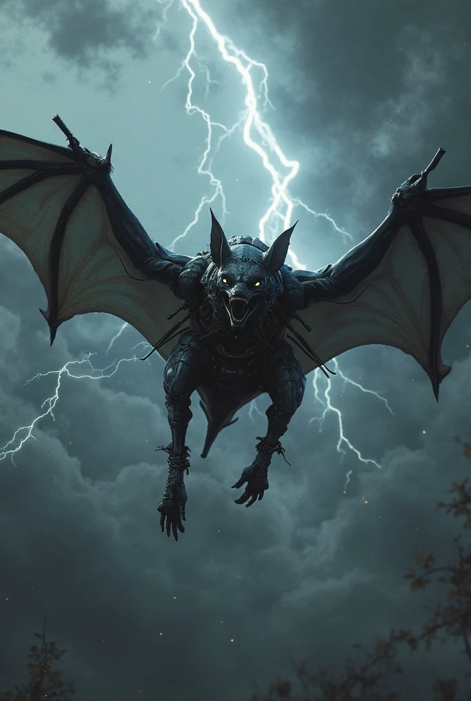 A huge female hairy creature flies over the village and scares people. The disturbing and grotesque world of Stephen Gummel. “Scary stories told in the dark.
