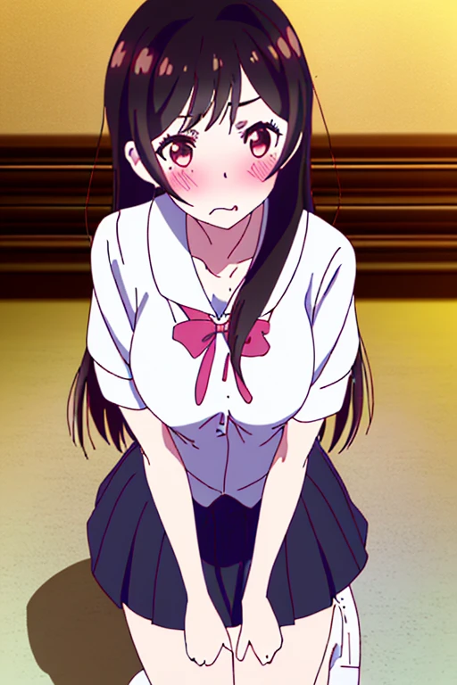 alone, One girl, View Viewer, 2D, anime, anime coloring, Upper Body, (Simple Background, White background:1.3), utaha kasumigaoka, (((Skirt flip, I can see your panties))),squat,From below,blush,Embarrassing, (( 指で膣を触ってMasturbationする)),Masturbation,orgasm,Love juice, 床にこぼれるLove juice, liquid splashing from girl, (( 指で膣を触ってMasturbationする)),??????,??????,Squirting,Squirting,Squirting,Squirting,Squirting,