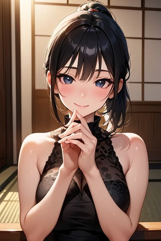 (masterpiece:1.2), (best quality:1.2), (very aesthetic:1.2), (absurdres:1.2), (detailed background),newest,ai-generated, Highest quality, masterpiece, Ultra High resolution, One mature woman, One mature woman, (Highest quality, High resolution, 4K, Detailed lighting, Shaders, Perfect ???????, Perfect proportions), In the eye of the beholder, (masterpiece, Highest quality) (Highest quality, 4K, 8K, High resolution, masterpiece: 1.2), Very detailedな, (Genuine, Genuineistic, Genuineism: 1.37), (masterpiece: 1.3, Highest quality, Ultra High resolution, Super detailed), (Highest quality: 1.2), Perfect Eyes, Perfect Face, Perfect lighting, (Highest quality, 4K, 8K, High resolution, masterpiece: 1.2), Very detailedな, (Highest quality, 4K, 8K, High resolution, masterpiece: 1.5), Very detailedな, , masterpiece, Highest quality, Super detailed, Highest quality, High resolution, 32K CG, Very delicate and beautiful, figure, High resolution, Sharp focus, Front lighting, shine, One Girl, alone, smile, very beautiful and detailed anime face, ((masterpiece)), ((Highest quality)), (Super detailed), ((cute)), cute, ((Very detailed)), 4K, (8K), Highest quality, (masterpiece, Highest quality, ultra High resolution), Japanese women, (((A very beautiful 25 year old woman))), Staring at the photographer, ((Beautiful low ponytail)), very cute face, Glossy Lips, Double eyelids on both eyes, Natural smile, Natural Makeup, Long eyelashes, Shiny and smooth hair, Center image, Perfect limbs, Perfect ???????, (((Shiny little cheongsam))), (((exposed Juicy ass))), (((look back)), ((Juicy ass)),(((Small Ass))),((Thin thighs)),(((Black pantyhose))),from behind,dutch angle,from below,