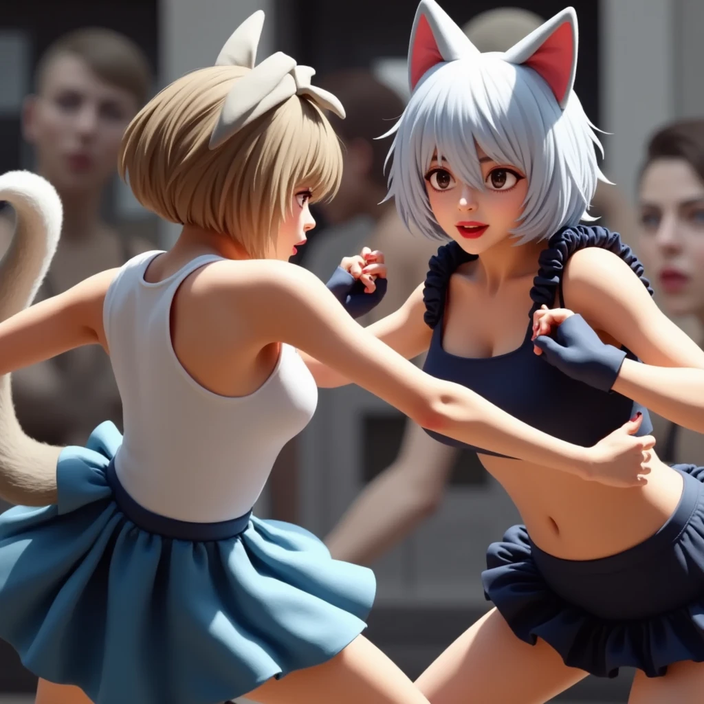 mouse、catss、In a fight --auto