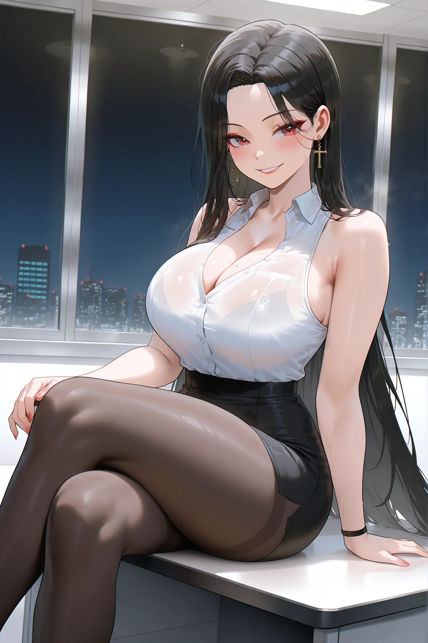 tits black hair sexy cute