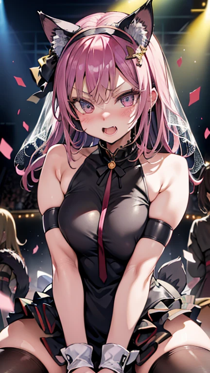 Young girl with pink hair, long twintail hairstyle, small bushy eyebrows, wearing gothic ta clothes, loli(Zankuro) drawing style by zankuro artist, Zancrow style, image uploaded in R34, in the mall, flirty smile , suddenly having sex in public, ((doggy style sex)), ((public sex in a street)) naked ass in the male crotch, perfect anatomy, (view from above), ((looking at the camera with a shy smile while him ejaculate inside her with a lot of semen bubbling))