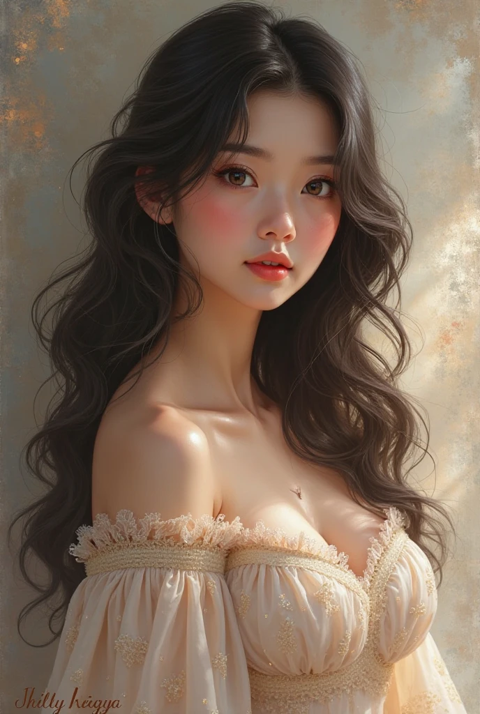 beautiful girl,cute,white skin,Beautiful figure,long hair,
