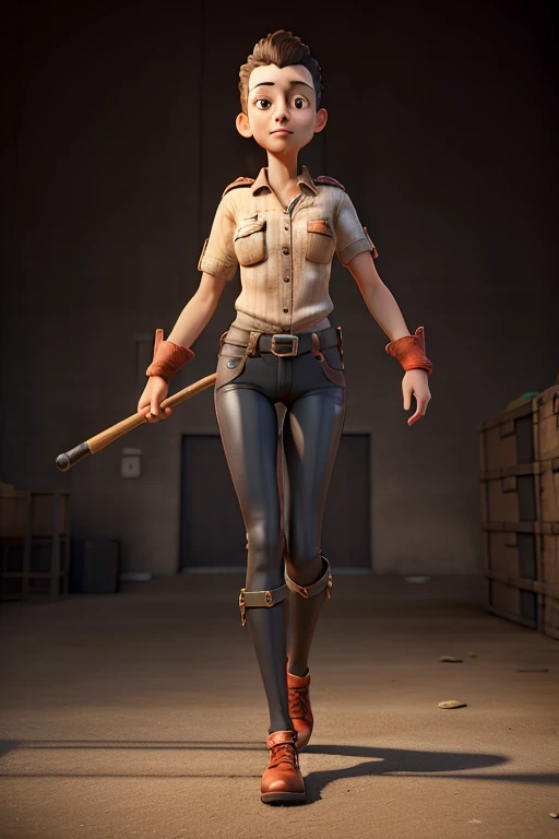 a young lady,displaying her own power. ((conflict, aggressive,destructive,fighter)),((black, red, golden brass)),(( Full figure wiew)). ((Three quarter wiew)).((fractal)),((deep wiew)),modern suburbs scenario background,photographic,ultra high resolution,hyperdetailed, masterpiece, 3d modelling, digital art.