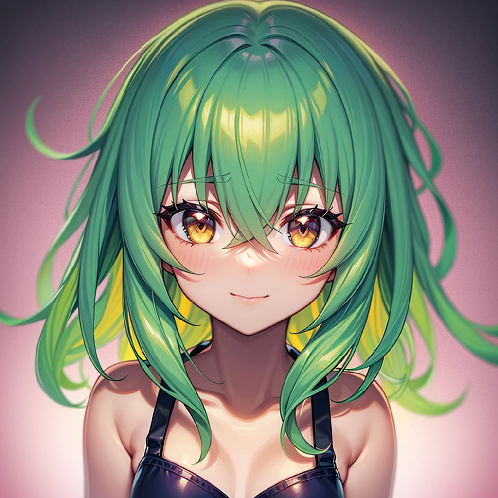 ral-wtrclr, Triangle in Cadmium green Aesthetic Art Style