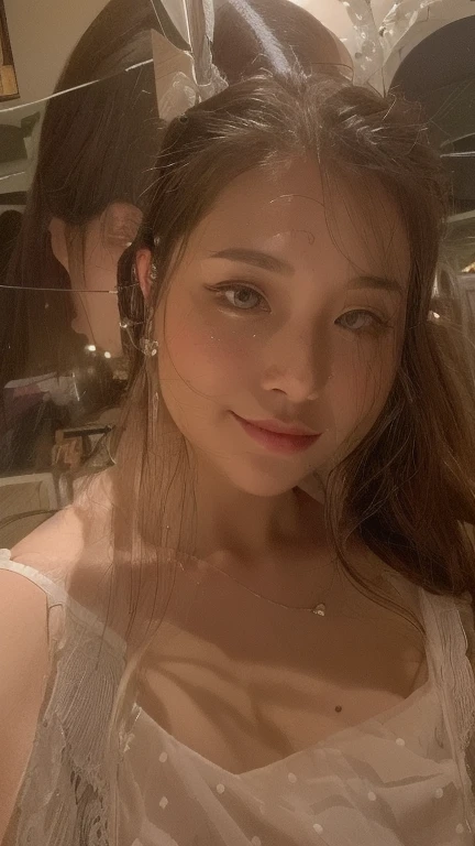 Masterpiece, high quality, A beautiful 18 year-old girl stood at the highest rooftop cafe in the city. Her hair was neatly tied up, with loose curls cascading down her back. A touch of light makeup accentuated her high cheekbones, full lips, and flawless complexion. a gentle smile played at the corners of her mouth, highlighting her delicate features and deep blue eyes, overlooking the sparkling cityscape below.She wore an pink bikini. The lace trim was delicately embroidered with flowers and vines, while the hem was adorned with shimmering crystals resembling stars. In the foreground, a pot of wildflowers added a pop of color to the scene, with vibrant hues of pink, purple, and yellow. The sun cast a warm glow as it set behind the horizon, illuminating the breathtaking landscape. Alongside the stunning view from the rooftop cafe, the girl exuded elegance and allure, creating a relaxing and romantic ambiance atop the city., chinatsumura, bigogirl02,
