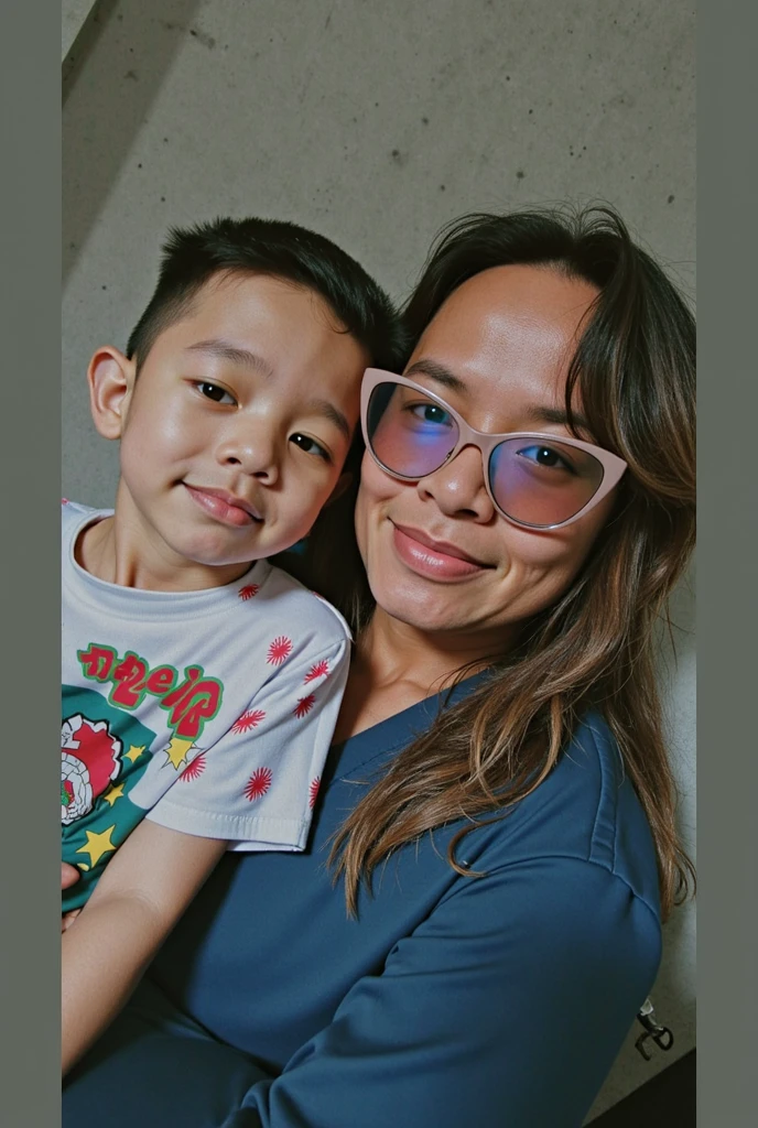 Mom and son