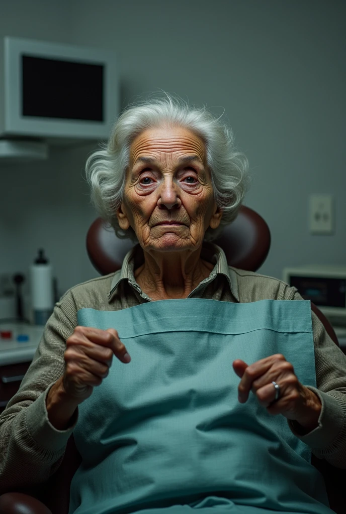 Grandmother with ghost 