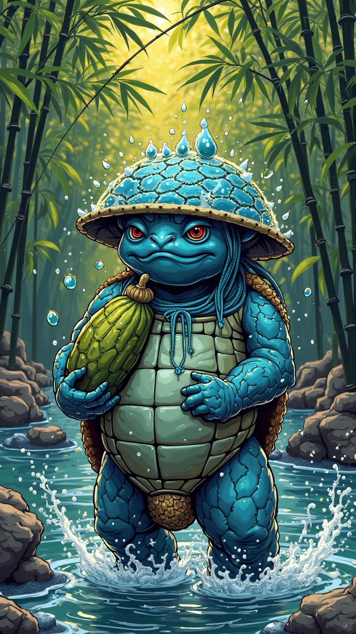 dnd, dungeons and dragons, tortle, druid, sea turtle, hippie, portrait, solo, single person, bluish green skin, bald, turquoise eyes, handsome, male, fat, cartoon, sunglasses, smiling, seaweed robes, smoking a joint, ((masterpiece, best quality)), trending artwork