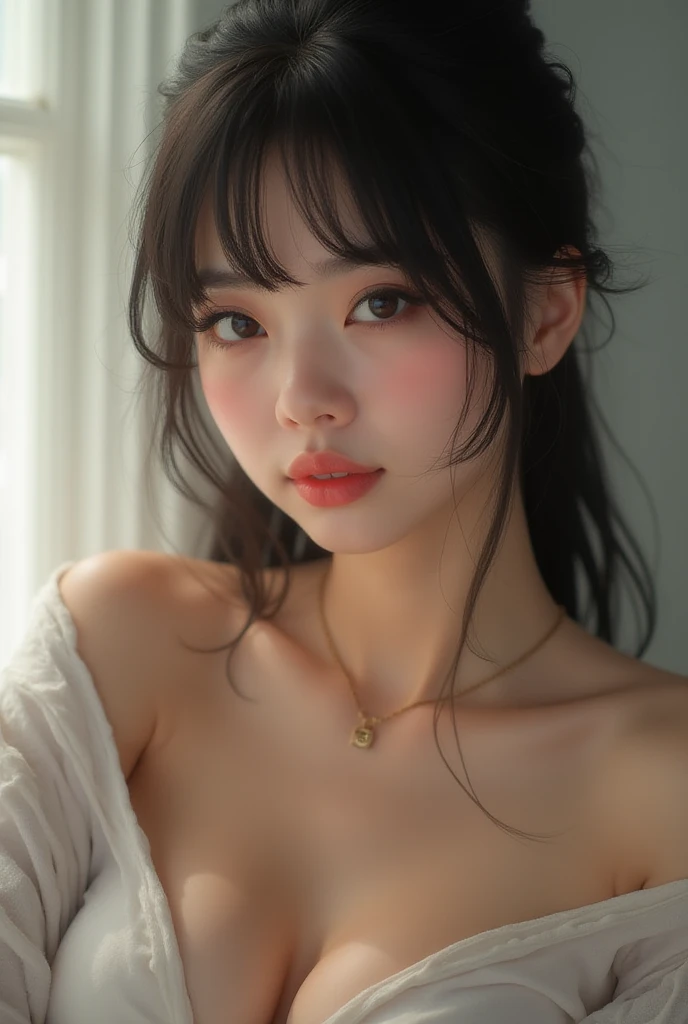 Detailed 8K Portraits, Super detailed, Very detailed, Ultra-realistic, Realistic,(whole body,nude:1.3), Very detailed, Very detailed, Intricate details, Extremely sharp focus, Cinema Lighting, Dramatic lighting, Great lighting, Volumetric lighting, Vibrant colors, Vibrant colors, Rich colors, Rich colors, Beautiful colors, Elegant colors, Calm colors, Soft colors, Dramatic colors, beautiful girl, Beautiful woman, Beautiful Face, Beautiful Eyes, Beautiful Lips, Beautiful Skin, Long eyelashes, Elegant pose, Calm expression, Structure of the film, masterpiece