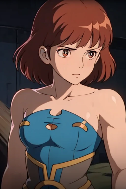 cowboy shot, anime style, anime drawing, ultra detailed face, ultra detailed body, 4k, Sumergai Lee Noriega, best quality, anime style, hires, highest definition, digital blending, bold drawing lines, ((slender body, female wrestler), (location: wrestling arena, crowds watching), (slender body, broad shoulders), mature woman, (wrestling gear, collar band), victorious, gorgeous, winner, smile, (pale skin, shiny skin, lighting and shadow), (big breasts), (warming up), (brown, long hair), 27 years old,
