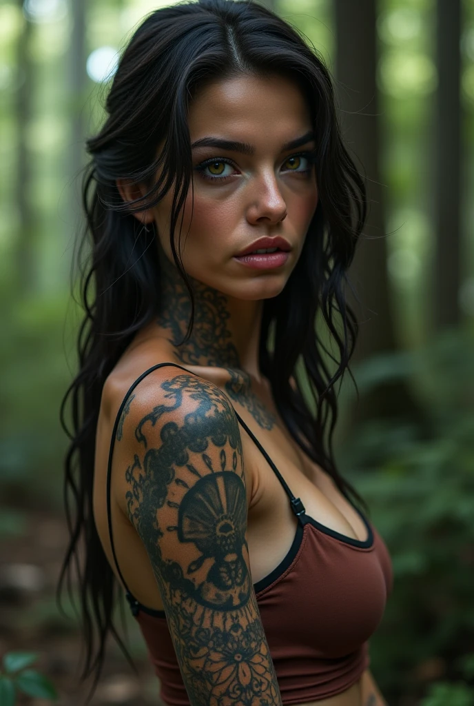 Tattooed woman
