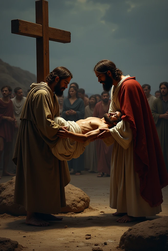 We want an image that has a small. You vomited over Baby Jesus' mouth. Ai  image 
