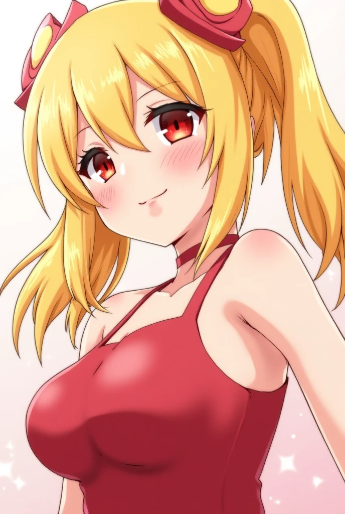 ((Obra maestra, La mejor calidad, Ultra detallado))), (illustration), (hermosos ojos detallados), ((cara detallada muy linda)), (1girl), (solamenleno_ cuerpo),Chica_anime_en_cuerpo_completo_con_Uno_Frilled_bikini_blanco_y_brown_chaqueta,(cabello)largo_cabello_rubio(BLONDE CHILD girl)_cabello_derriere_luz, derriere, ((They are smiling))(pose genial), dibujo agresivo, mostrando el trasero, ((),,semidesnudo,sexy, niples, ,(Arte digital), rojo_monocromatic, (vivas)Wide Shot