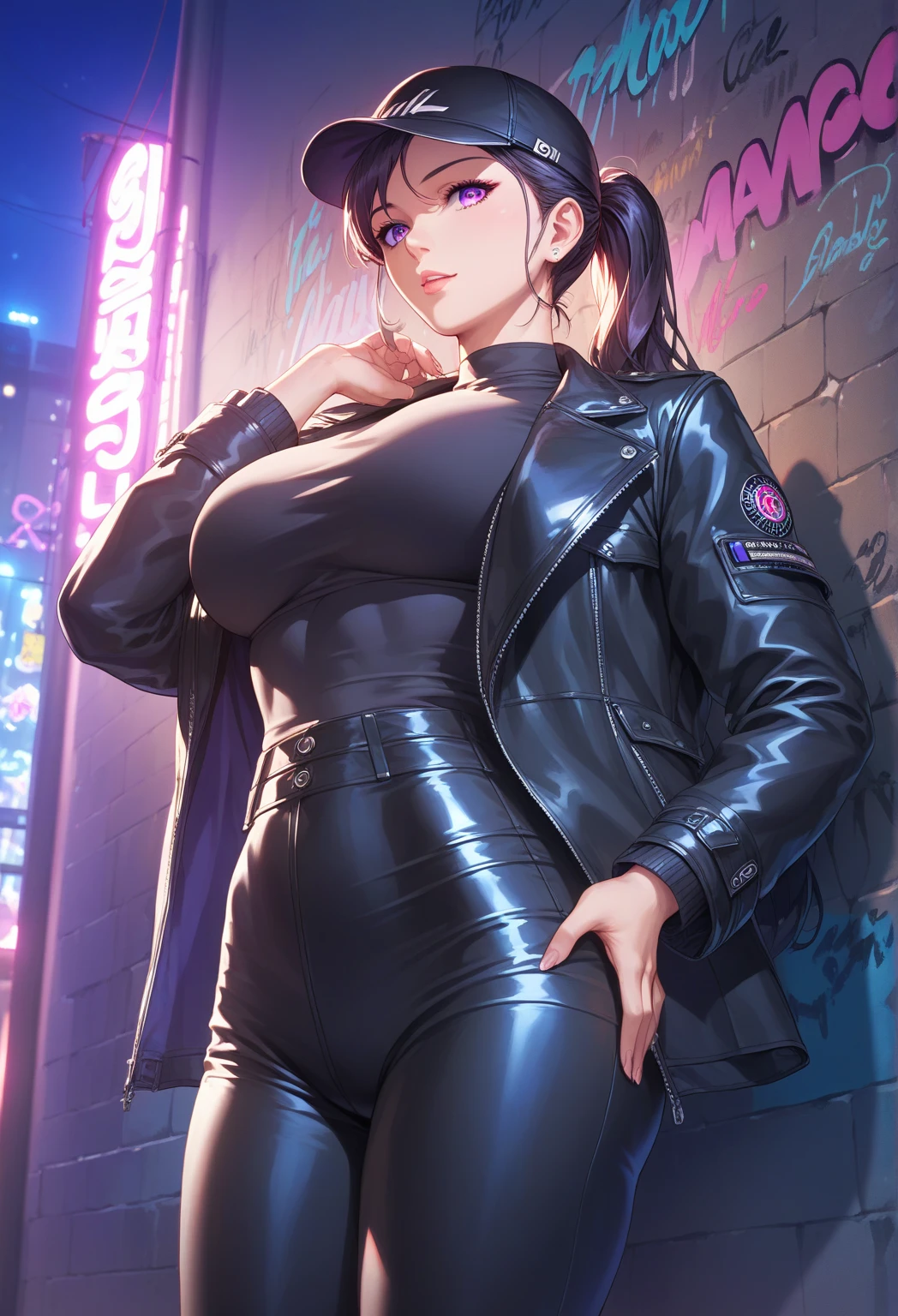 top-quality、Top image quality、​masterpiece、girl with((cute little、18year old、Best Bust、Medium bust、Bust 85,Beautiful blue eyes、Breasts wide open,Long Black Hair、A slender、Middle knot、Black Sports Bra、White short skirt,Reflecting the whole body、Black perforated gloves、Sweating、Straight punch、Splattering sweat)）hiquality、Beautiful Art、Background with((clubhouse、Blue lighting、Purple Laser Illumination、Red laser illumination,Yellow laser illumination,fitness club、natta、Virtual Worlds)),masutepiece、Elaborate design、visualart、depth of fields、The best lighting、highestdetailed、8ｋ,Super delicate