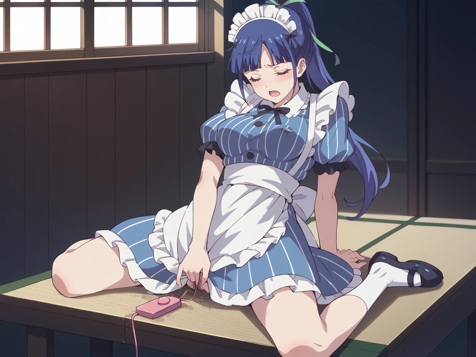 1 girl, (masterpiece), best quality, tickling, hand on anothers hips, laughing, resisting, humiliated, resisting , exhausted, drooling, crying, Hoshino Ai, long hair, purple hair, streaked hair ,purple eyes, star-shaped pupils, hair ornament, full body, naked, legs are open, Many tentacles wrapped around the girl, (The tentacles are wrapped around the legs, The tentacles of the masterpiece are wrapped around the waist, The tentacles are wrapped around the arm), Tentacles are inserted into the,Creampie wince, Glaring, clench one's teeth, Embarrassed, Shy, Blush, saliva, parted lip, Scared, ripped apart, Moaning, flustered, full blush, despair, horrified, horrified, Anime style, Verism, Masterpiece, Anatomically correct, Super detail, High details, Best quality, 4K, A high resolution, sitting on the floor