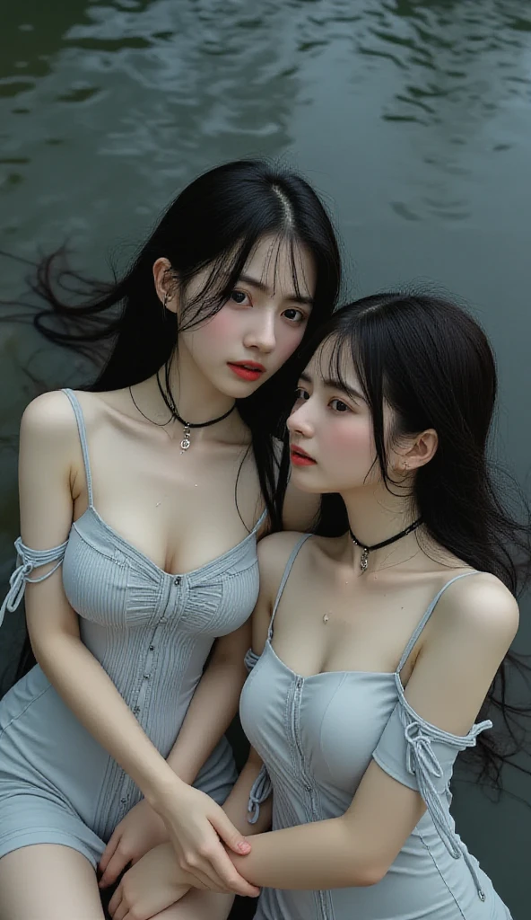((best quality)), ((masterpiece)), (detailed), perfect face, eren yeager realistic, Young teenage girls to remote corners of the Sichuan grasslands for menial labor in 1975 (Cultural Revolution in China) (((long straight hair, big breasts)))