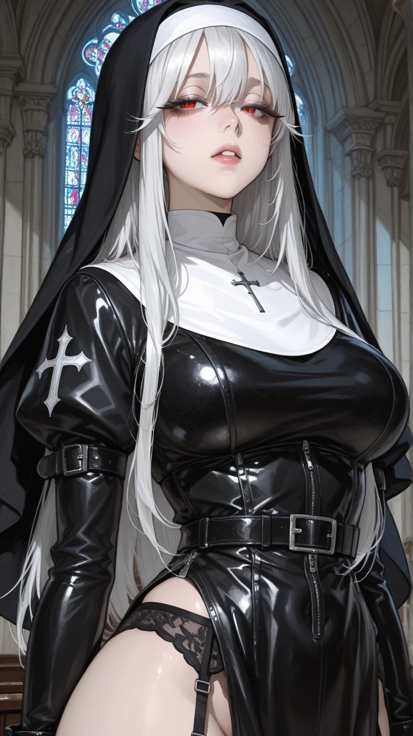 1girl,armor,<lora:ArmorFusion:0.6> , armor,nun,epic realistic, faded, ((neutral colors)), art, (hdr:1.5), (muted colors:1.2), pastel, hyperdetailed, (artstation:1.5), warm lights, dramatic light, (intricate details:1.2), vignette, complex background, rutkowski