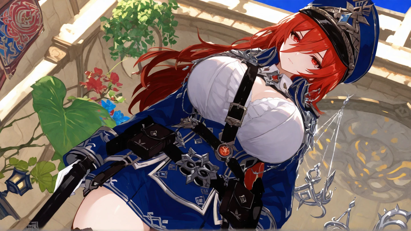 Highest quality, masterpiece , wallpaper, beautiful girl, Highly detailed eyes and face, Beautiful attention to detail, Blue Eyes , Beautiful dark red hair ,crisp finger, clear background, deep night, 20-year-old , Large Breasts、Nipples , Hairstyle Two Side Up , Mole on cheek , Ahegao , Ecstasy face , Fatty face , Sticking out tongue , Drooling from the mouth , Nakano Nino , Lots of sweat . sexy pose , Costumes: Few , open vagina by two finger , garter belt , Pose to invite men , Remove underwear , Squeeze
