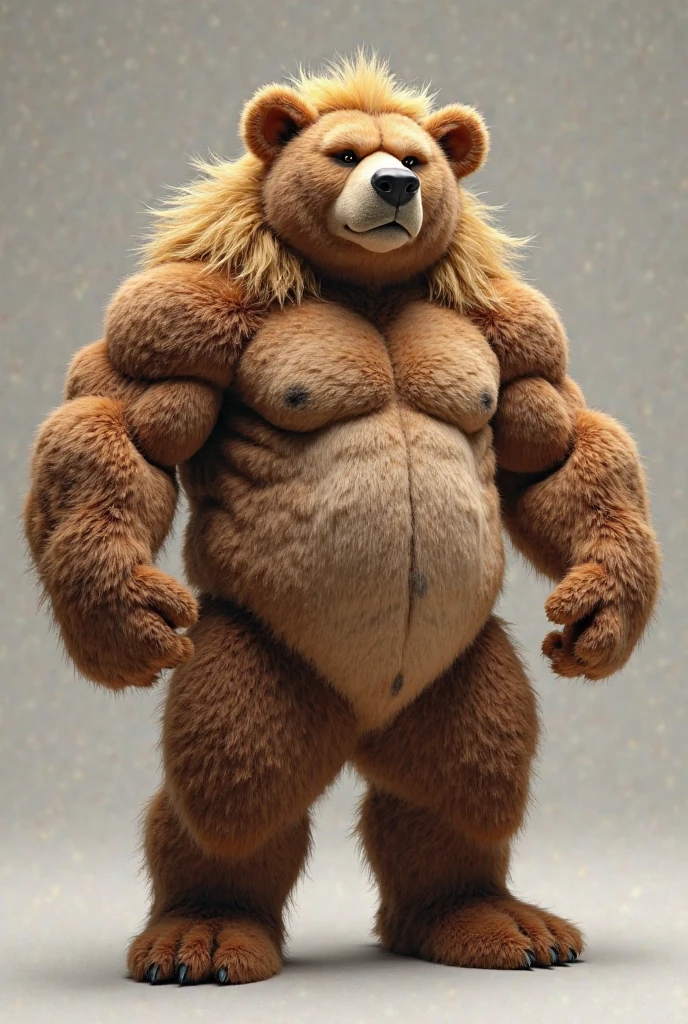 male, bear, (furry body,) high quality, realistic, muscular, massive, furry, masterpiece, construction site, (full nude, construction worker, only worker helmet, only white fundoshi, erection under cloth, big bulge, cum through cloth, huge semen,)