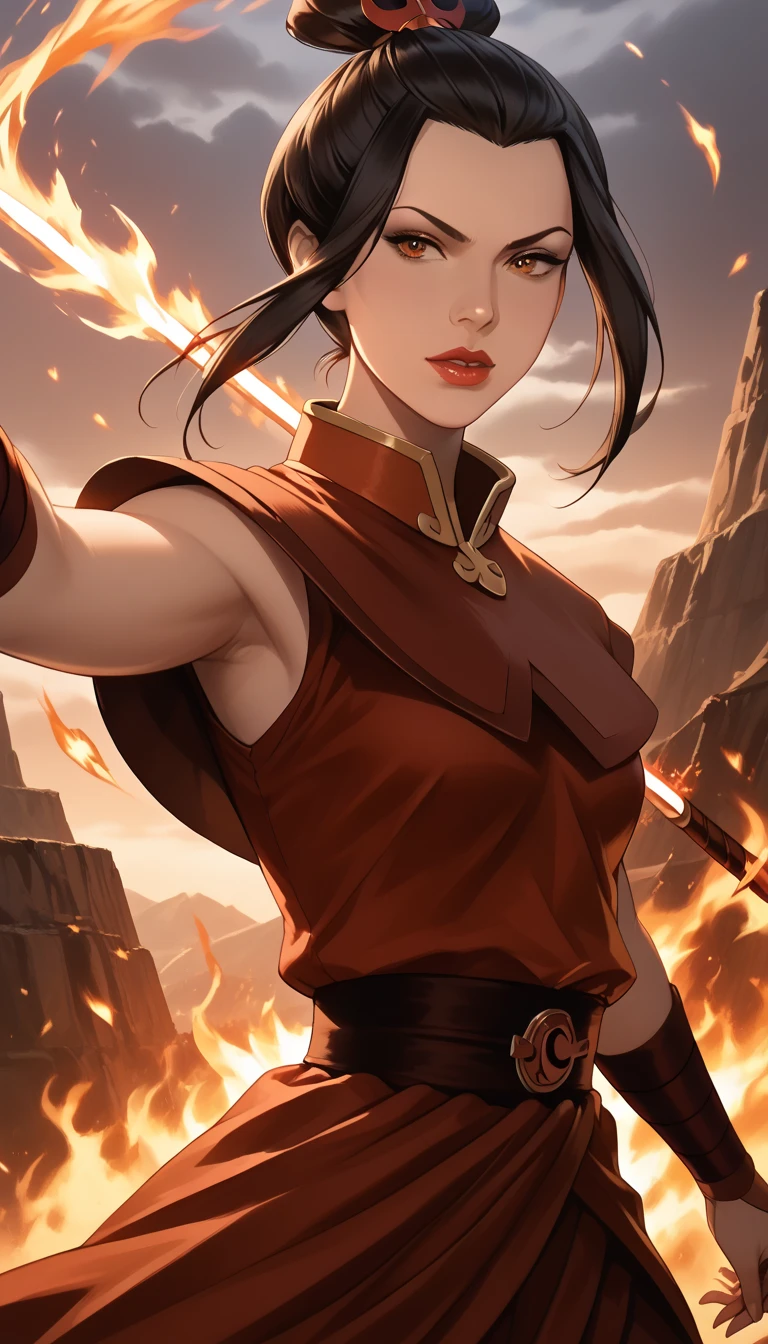 Azula personaje de la leyenda de Aang