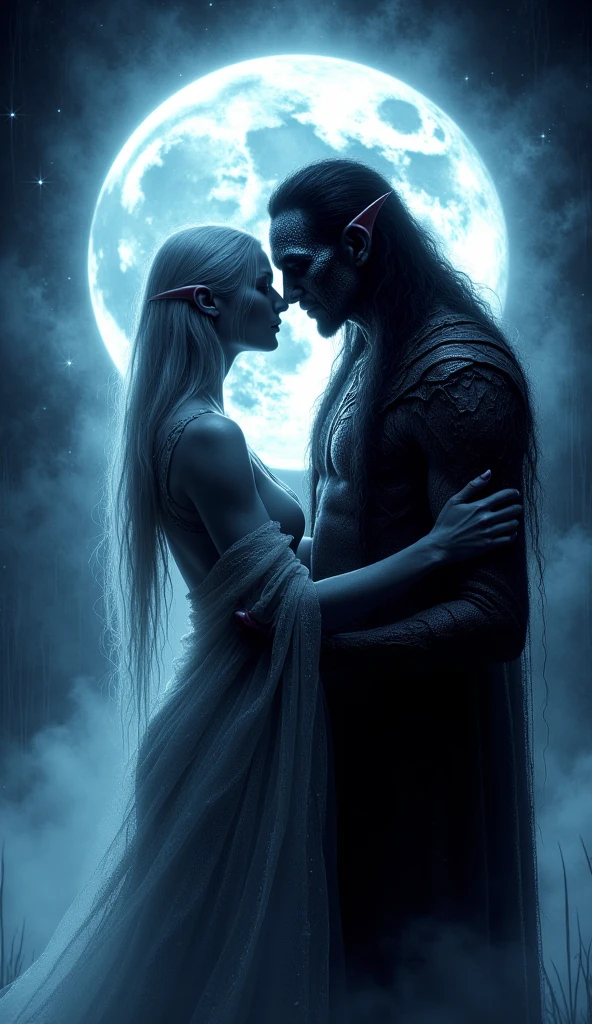 The Lord of Darkness and the Lady Dragon at the hot springs.