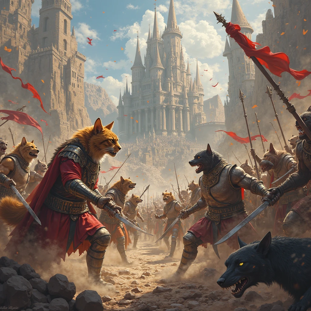 War of cats and dogs