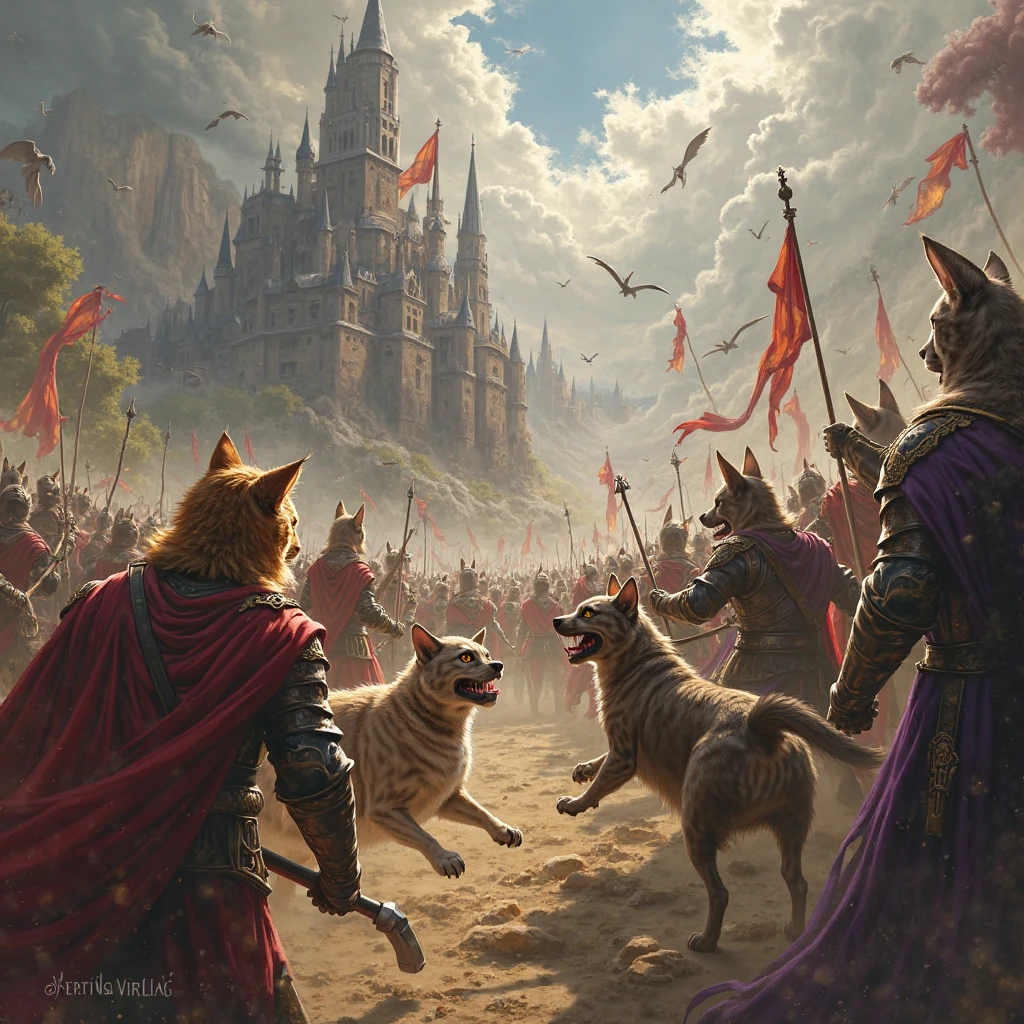 War of cats and dogs