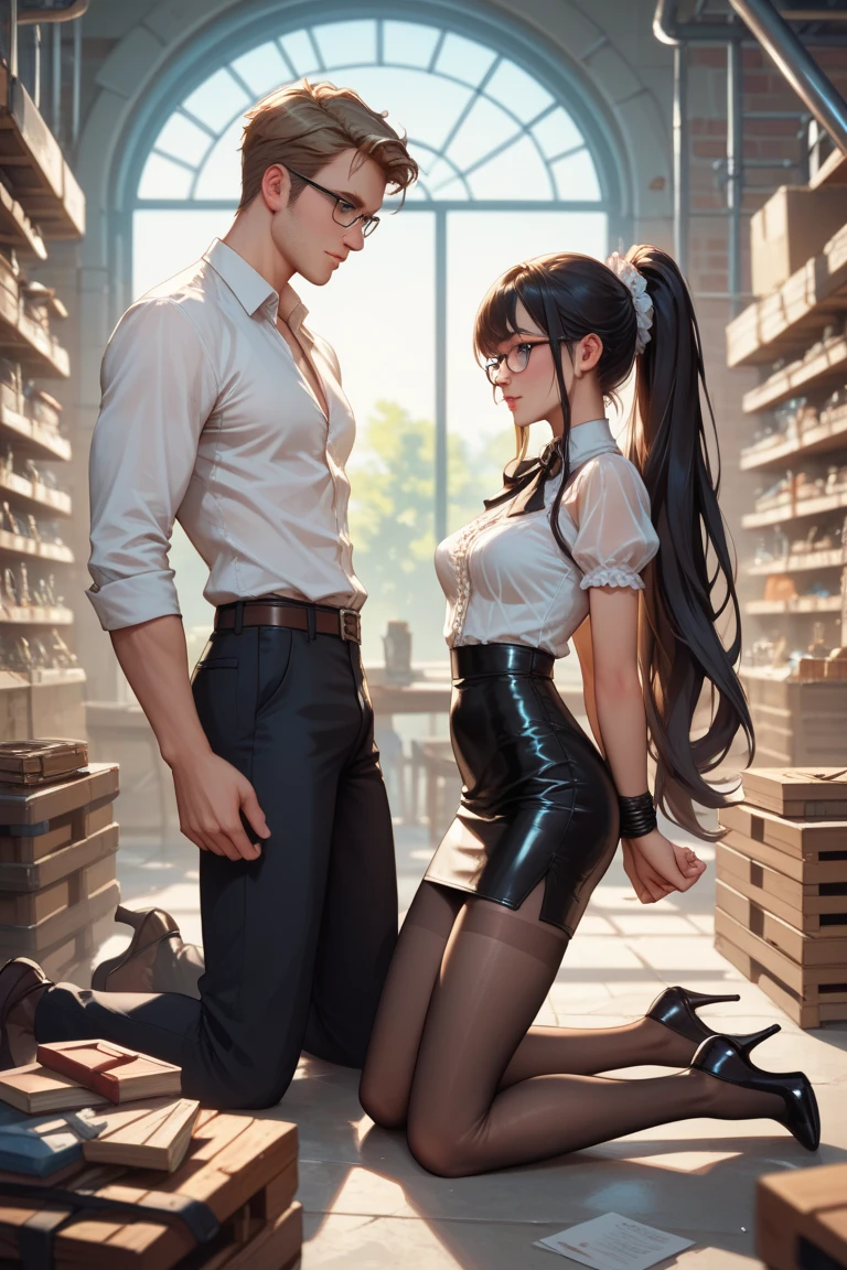 The beautiful girl in lace top and leggings is sitting astride a pile of skeletons in the center of the picture. She is holding a trembling sausage with juice squeezed out in her hand and smiling. There are multiple comic storyboards in the background,cbt, sausage bondage,sausage insertion,Sexy, trampling sausage with high heels heel,(masterpiece, best quality:1.2),1 beautiful girl,sexy,comic storyboard:2, leggings, sit astride, axially symmetrical:2, ,femdom,sounding,cbt,hold,smile,colorful,leggings,thin gap,cameltoe,insertion,trembling,juice,spray, Long hair,Lace top,Sexy, Shiny leggings, High heel,cleveage, trampling, in forest, saliva , Mucus,