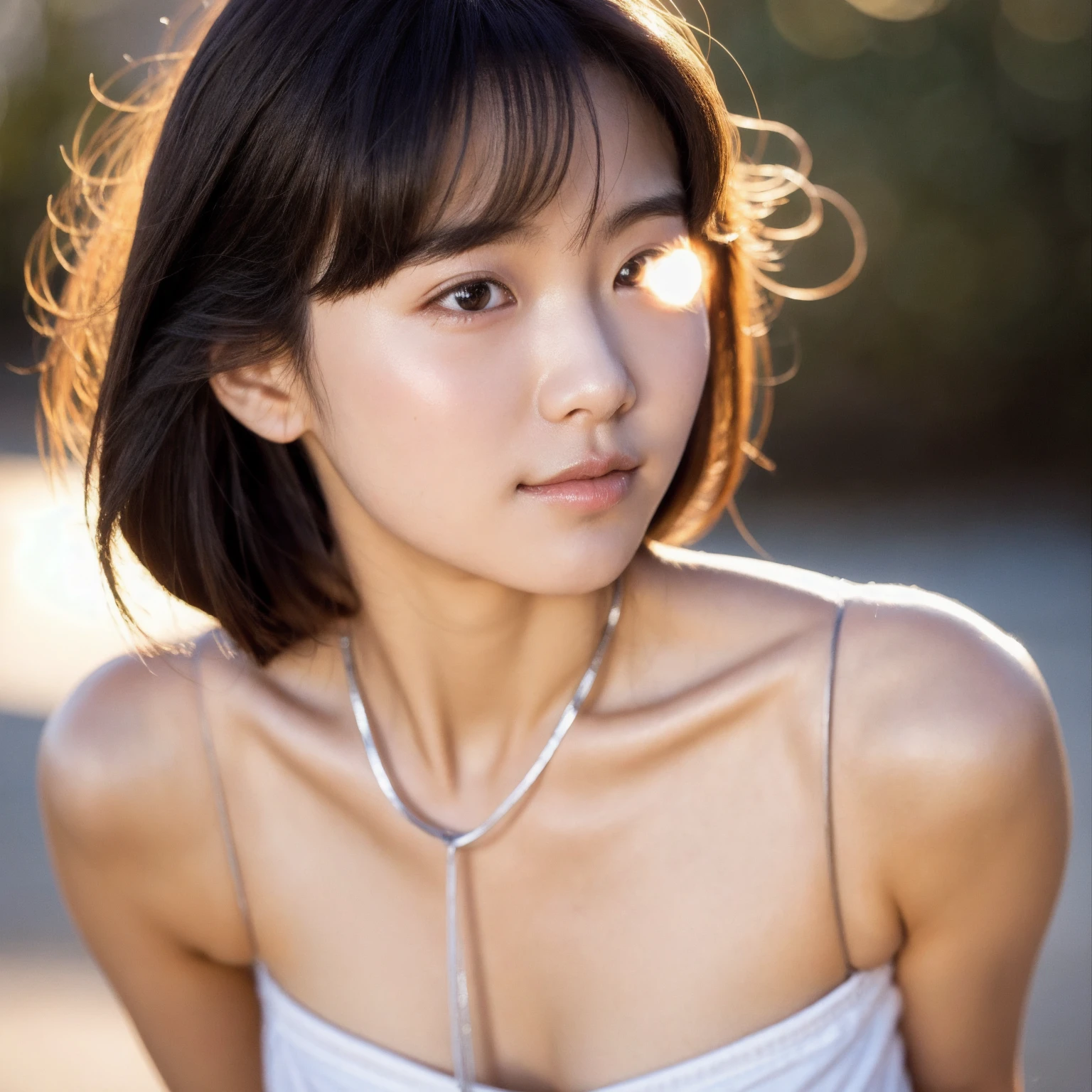 ((Highest quality)), ((masterpiece)), (detailed), One girl, Off-the-shoulder sweater,
(masterpiece:1.3), (8K, Photorealistic, Raw photo, Best image quality: 1.4), Japanese schoolgirl、(Random Hairstyles:1.2)、Cleavage:1.2、Super detailed face、Attention to detail、double eyelid、Put your chest together、Let out the cleavage、Sharp focus:1.2、Beautiful woman:1.4、Light brown hair、Highest quality、masterpiece、Ultra-high resolution、(Photorealistic:1.4)、Very detailed and professionally lit smiles、Loose, lightweight knitwear、thin、Serious expression、Short-haired、Deadly position、Facing forward、Big Breasts、Embarrassed、Looking at the camera
